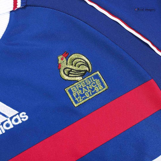 Retro France Home Jersey World Cup 1998
