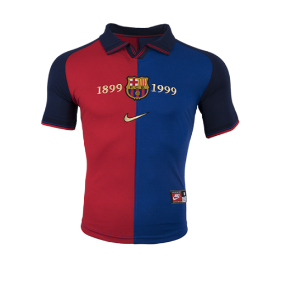 Retro Barcelona 100-Yeas Anniversary Home Jersey 1999/00