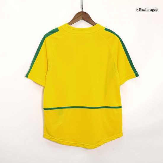 Retro Brazil Home Jersey World Cup 2002