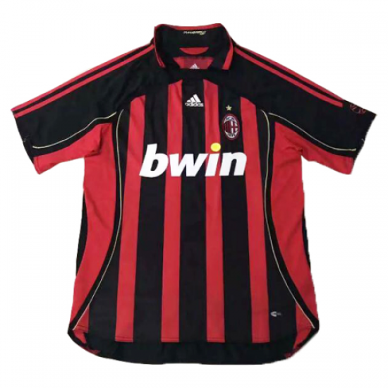 KAKA\' #22 Retro AC Milan Home Jersey 2006/07