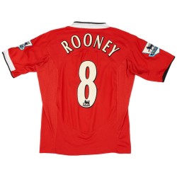 Rooney 8 Retro Manchester United Home Jersey 2005/06
