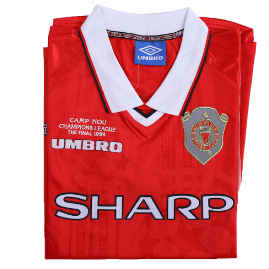 Retro Manchester United UCL Final Home Jersey 1999/00
