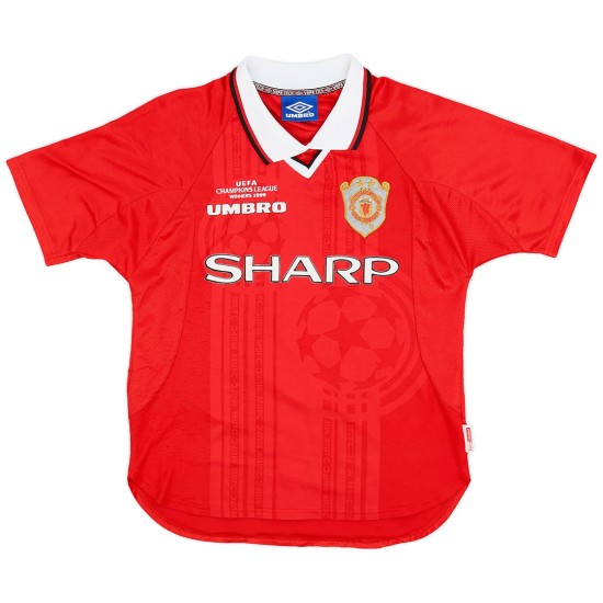 Retro Manchester United UCL Final Home Jersey 1999/00