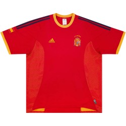 Retro Spain Home Jersey World Cup 2002