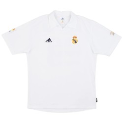 Retro Real Madrid Centenary Home Jersey 2002/03