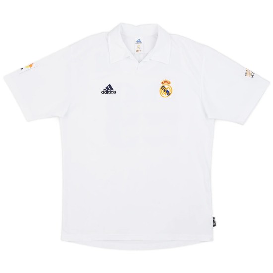 Retro Real Madrid Centenary Home Jersey 2002/03