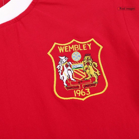 Retro Manchester United FA Cup Final Long Sleeve Jersey 1963