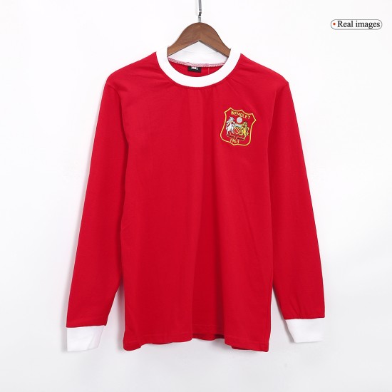 Retro Manchester United FA Cup Final Long Sleeve Jersey 1963
