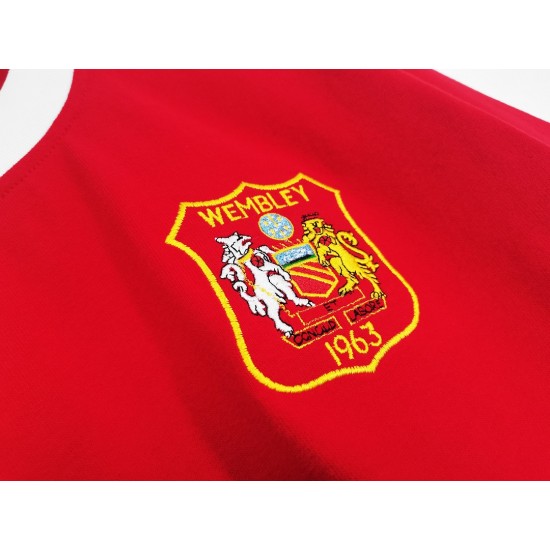 Retro Manchester United FA Cup Final Long Sleeve Jersey 1963