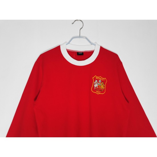 Retro Manchester United FA Cup Final Long Sleeve Jersey 1963
