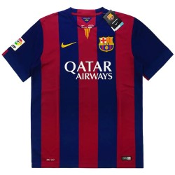 Messi #10 Retro Barcelona Home Jersey 2014/15