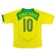Ronaldinho #10 Retro Brazil Home Jersey 2004