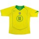 Ronaldinho #10 Retro Brazil Home Jersey 2004