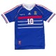 Zidane #10 Retro France Home Jersey World Cup 1998