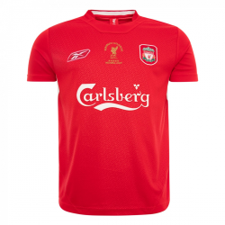 Gerrard 8 Retro Liverpool UCL Final Home Jersey 2005