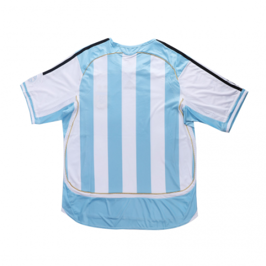 RIQUELME #10 Retro Argentina Home Jersey World Cup 2006