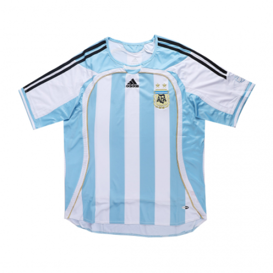 RIQUELME #10 Retro Argentina Home Jersey World Cup 2006