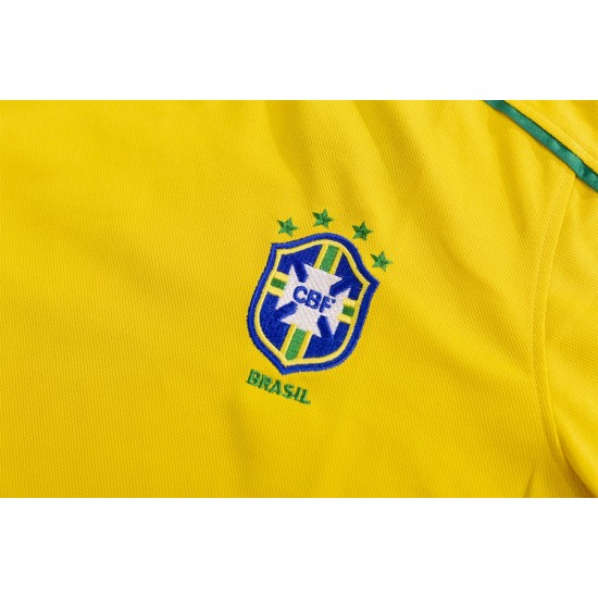CAFU #2 Retro Brazil Home Jersey World Cup 1998