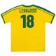 LEONARDO #18 Retro Brazil Home Jersey World Cup 1998