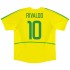 RIVALDO #10 Retro Brazil Home Jersey World Cup 2002