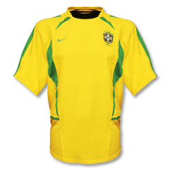CAFU #2 Retro Brazil Home Jersey World Cup 2002