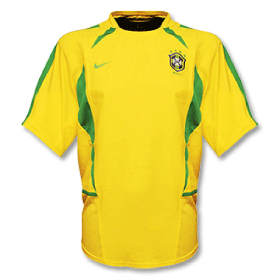 CAFU #2 Retro Brazil Home Jersey World Cup 2002