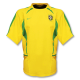 CAFU #2 Retro Brazil Home Jersey World Cup 2002