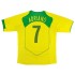 ADRIANO #7 Retro Brazil Home Jersey 2004