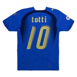 TOTTI #10 Retro Italy Home Jersey World Cup 2006