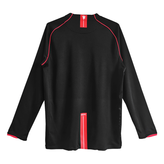 Retro Manchester United Away Long Sleeve Jersey 2007/08