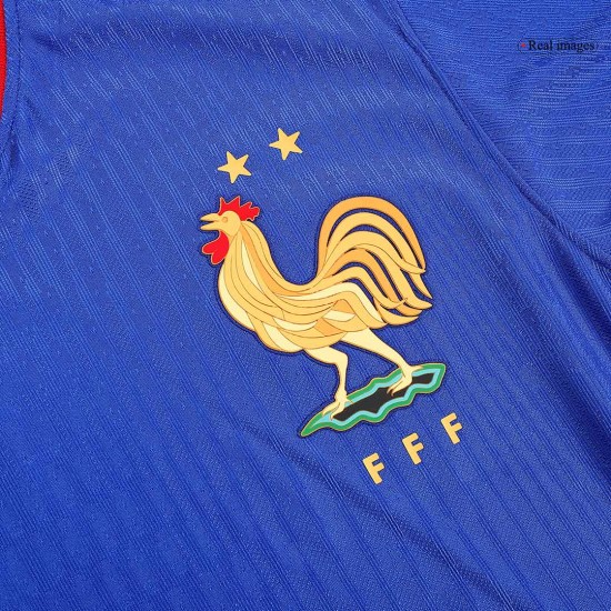 France Home Match Jersey Player Version EURO 2024