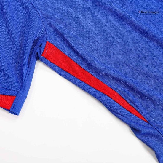 France Home Match Jersey Player Version EURO 2024