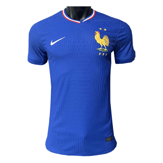 France Home Match Jersey Player Version EURO 2024