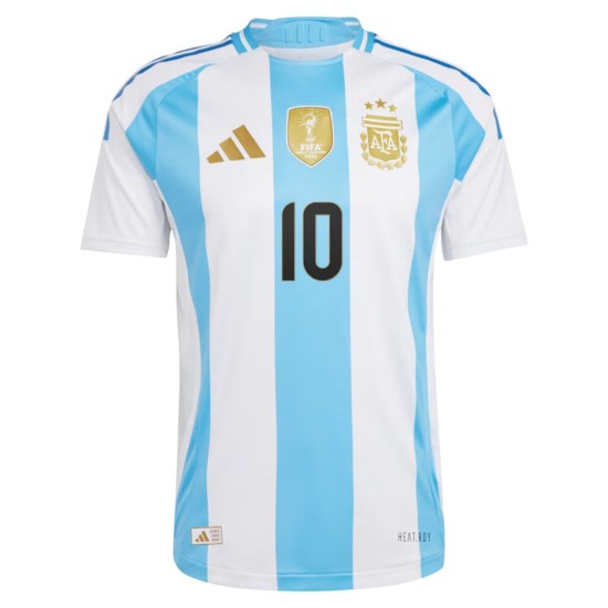 Messi #10 Argentina Home Match Jersey Player Version 2024