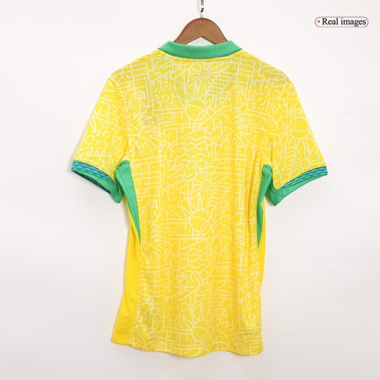 Brazil Home Match Jersey Player Version Copa America 2024