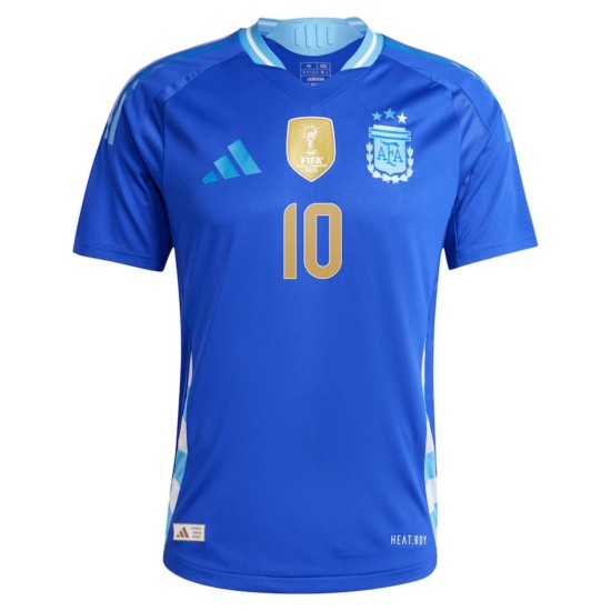 Messi #10 Argentina Away Match Jersey Player Version 2024