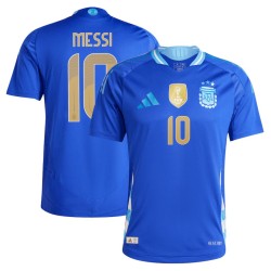Messi #10 Argentina Away Match Jersey Player Version 2024