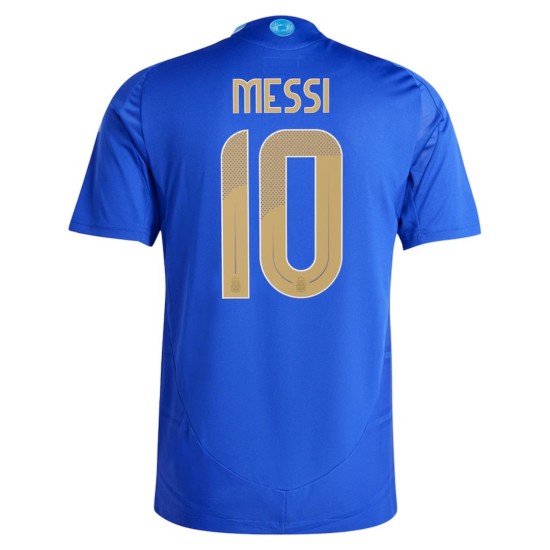Messi #10 Argentina Away Match Jersey Player Version 2024