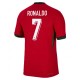 Ronaldo 7 Portugal Home Match Jersey Player Version EURO 2024