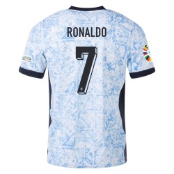 Ronaldo #7 Portugal Away Match Jersey Player Version EURO 2024