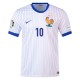MBAPPE #10 France Away Jersey Euro 2024 - [Super Replica]