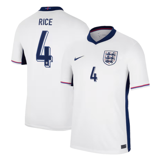 RICE #4 England Home Jersey Euro 2024 - [Super Replica]