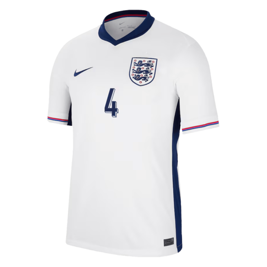 RICE #4 England Home Jersey Euro 2024 - [Super Replica]