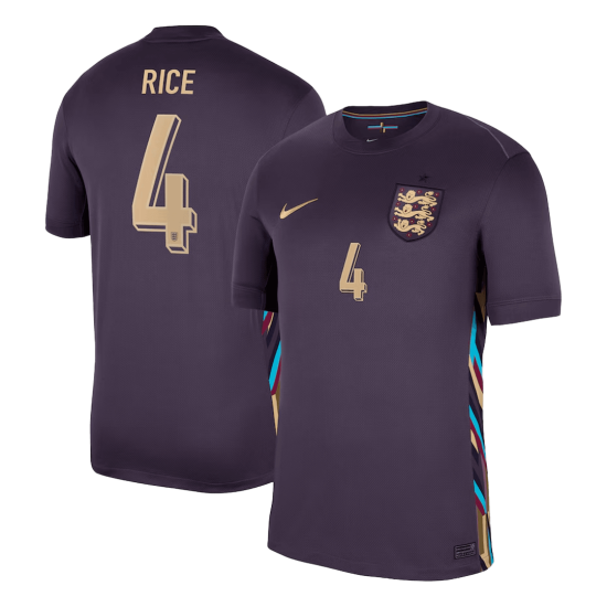RICE #4 England Away Jersey 2024 - [Super Replica]