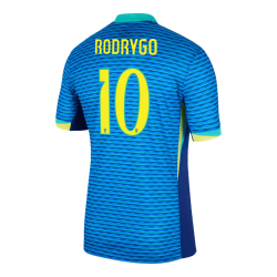 RODRYGO 10 Brazil Away Jersey Copa America 2024
