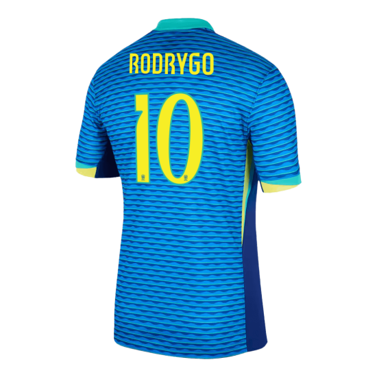 RODRYGO 10 Brazil Away Jersey Copa America 2024