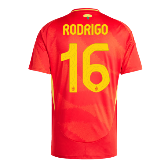 RODRIGO #16 Spain Home Jersey Euro 2024 - [Supre Replica]