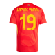 LAMINE YAMAL #19 Spain Home Jersey Euro 2024 - [Super Replica]