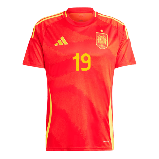 LAMINE YAMAL #19 Spain Home Jersey Euro 2024 - [Super Replica]