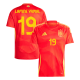 LAMINE YAMAL #19 Spain Home Jersey Euro 2024 - [Super Replica]